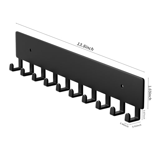 Gtk BLACK KEY HOOK-10 HOOKS Key Holder For Wall, Key Hooks thumb #4