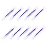 10Pcs Makeup Positioning Marker Pen Surgical Skin Tool, Microblading Marker Pen with Paper Ruler Double Tip Marker