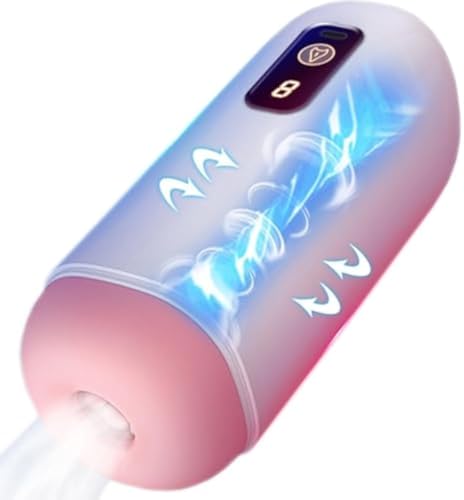 M-asturbateur Masculin Automatique 10 modes de vibration et 5 fonction d'aspiration Masturbateur Sexuel pour Homme Mains Libre Bouche Suceuse Jouet,Relaxation Coupe...