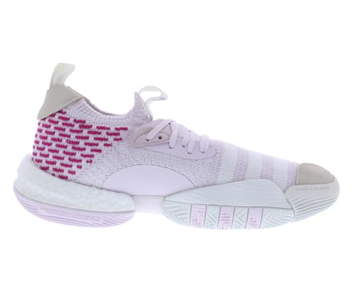 Image of adidas SM Trae 2 Unisex Shoes Size 8.5, Color: Pink /White
