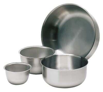 Cole-Parmer Cuenco utilitario, calibre pesado 304 SS, 14 oz