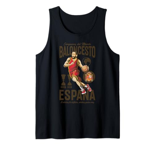 Baloncesto Espana Campeón Mundial de Baloncesto España 2019 Camiseta sin Mangas