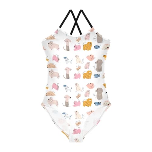Image of Ollabaky Girls One Piece Swimsuit Bathing Suit Beachwear