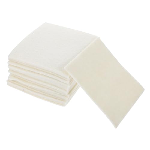 Beavorty Wool Straightener Mat Perm Hair Heat Insulation Pad 20pcs Perm Pads for Hairdressing Use