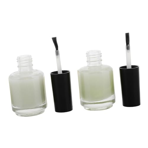 Sosoport 2pcs Neon Fluorescent Paint Luminous Pigment for DIY Art Canvas Fabric Glow in Dark Decorative