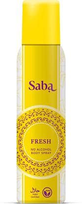 Saba Fresh Non-Alcoholic Deodorant Body Spray for Women (150ml) Infused with Lily & Fresh Orange Fragrance, Long-Lasting Freshness-picture-15