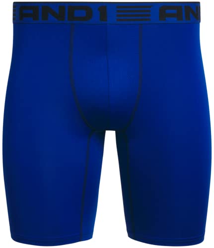AND1 Mens Boxer Briefs - 12 Pack Platinum Performance Long Leg Boxer Briefs with Pouch - Boxers for Men, 9" Inseam (S-3XL)4
