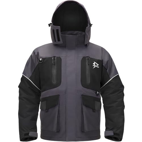 Piscifun Ice Fishing Jacket, Floating Waterproof Ice Fishing Coat,...