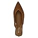Calvin Klein Women's Galiana Flat, Dark Natural Suede 122, 7