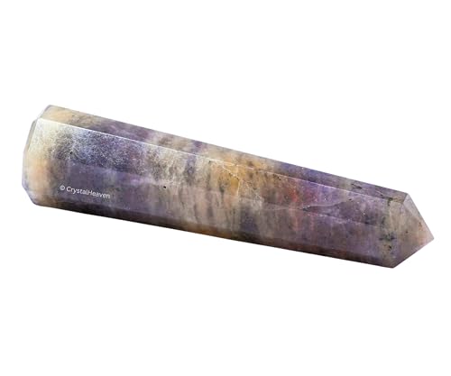 Image of Crystal Heaven Iolite Crystal Tower Obelisk Point For Chakra, Healing And Balancing - Aaa Grade Original Certified Gemstone Agate For Reiki Meditation Yoga Spiritual (3-4 Inches)