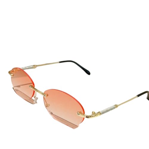 Lunettes de soleil ovales sans monture pour vos terrasses et sorties d'été