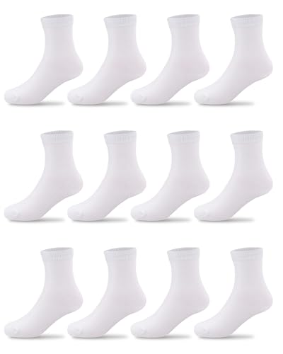 Duufin 12 Paar Socken Kinder Socken Unisex Kleinkindsocken...