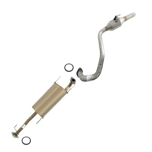 Northeastern Exhaust | Stainless Steel Muffler and Tailpipe Exhaust System Kit Compatible for Toyota 4 Runner 2005-2009 4.7L | Automotive Replacement Parts | Free Gaskets Included