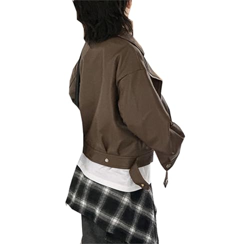 Betusline Boys Collar Motorcycle Faux Leather Jackets, 2-12 Years2