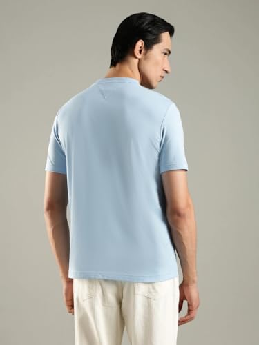 Image of Solid Regular Fit Cotton T-Shirt