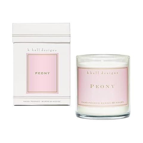 K. Hall Designs Peony Jar Candle Cover