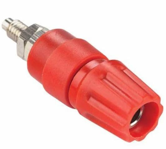 4mm 15 Amp Terminal Panel Mounting Banana Plug BTI-15 Red (Pack Of 1)-image-6