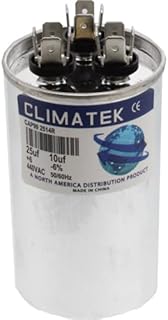 12713 - ClimaTek Upgraded Dual Round Capacitor Fits Jard - 25 + 10 uF MFD 370 440 Volt VAC