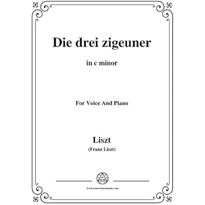 Liszt-Die drei zigeuner in c minor,for Voice and Piano