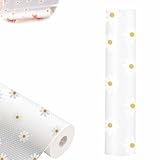 KASELIN 食器棚シートおしゃれ キッチンシート下敷きマット Eva 引き出しシェルフとキャビネットライナー 接着剤不要 裁断可能 プリント柄 抗菌 無臭 水洗い可能 抗菌 防湿 防油 引き出し キッチンに適用 家具保護 (30cm*300cm)