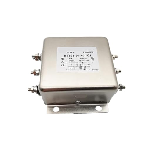Filtro de potencia 380V HT531-20-M4-C3 trifásico de 20A para inversor y servidor