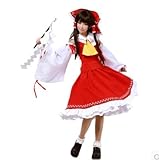 Hakurei Reimu Cos Cosplay Costume Full Set Customized Halloween Men Cosplay Anime (Customized)