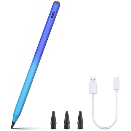 ANYQOO Stylus Pen for iPad 2018-2026 Palm Rejection Magnetic 15H Battery