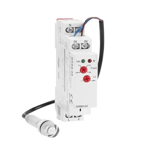 Relais 16A GRB8-01 AC110-240V commutateur de contrôle modulaire rail DIN