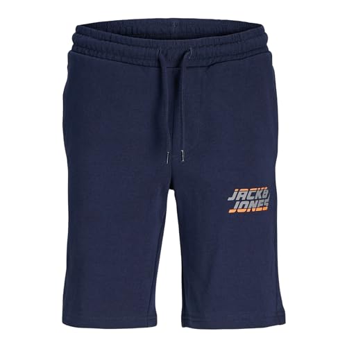 JACK & JONES JUNIOR JPSTKAPPER Sweat Shorts SMU JNR 12257980,Navy...
