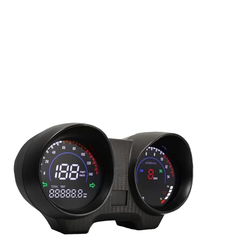 Jauge tension carburant moto universelle pour réparer un tableau de bord en panne et suivre les TR/Min