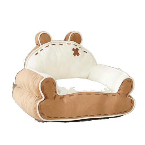 MKHJBFGIペットベッド 猫用ベッド 冬用 暖かい ペット用マットレス 洗える 半密閉式 子犬用ベッド オールシーズン対応