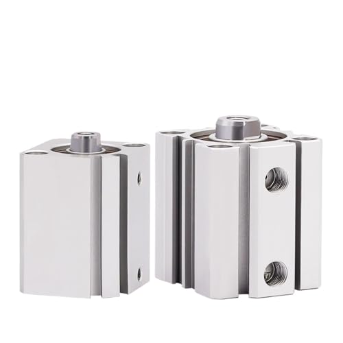 Cylindre pneumatique fin ACQ80 a double action assurant un serrage stable