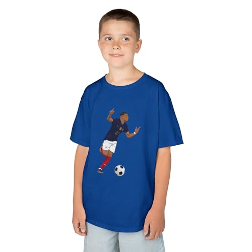 Kylian Kids Soccer Shirt, Youth #10 Tee Inspired by Mbappé, Boys Girls Football Tee3