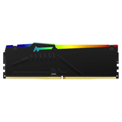 Image of Kingston Fury Beast Black RGB XMP 16GB 6000MT /s DDR5 CL30 DIMM Desktop Gaming Memory Kit of 2 - KF560C30BBAK2-16