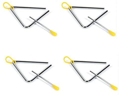 Musical Triangle & Beater Percussion Metal Instrument Musical School Toy