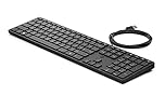 HP 320K keyboard USB Black