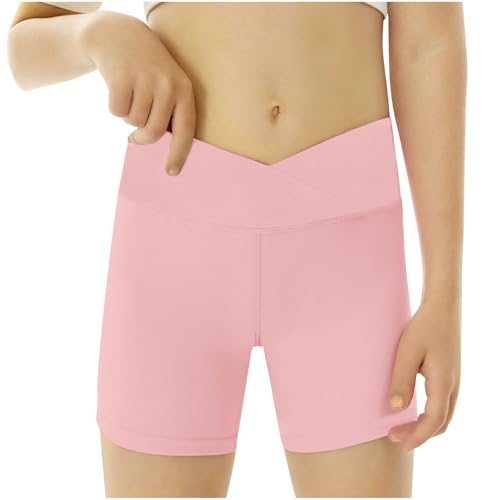 Girls Volleyball B𝐢ke Shorts Stretch Youth Athletic Gymnastic Kid Yoga Dance Compression Shorts Gym Activewear2