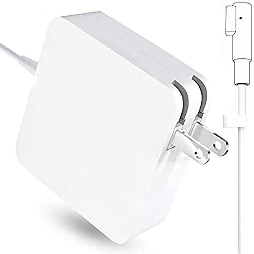 Mac Book Pro Charger, Replacement AC 60W Power Adapter, 60W White Charger L-Tip Magnetic Connector Compatible for Mac Book Pro 13-Inch(Before Mid 2012 Models)