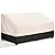 BOLTLINK Patio Furniture Covers Waterproof, Heavy Duty 3-Seater Outdoor Sofa Cover Fits up to 79W x 38D x 35H inches, White & Black
