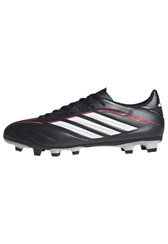 adidas Unisex Adulto Copa Pure IV Club Firm Ground/Multi Ground Football Boots, Core Black/FTWR White/Lucid Red, 37 1/3 EU