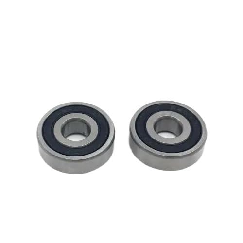 6200rs 10pcs Double Rubber Sealing Cover Deep Groove Ball Bearing 6200-2RS 10 * 30 * 9 Mm