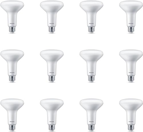 PHILIPS LED 65W BR30 12-Pack Basic LED Soft White...