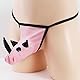 Anzhee Männer Sexy Nashörner String Elefanten Thong Tanga Unterhosen für Herren Pouch Slips Lustige G-String Mankini Unterwäsche