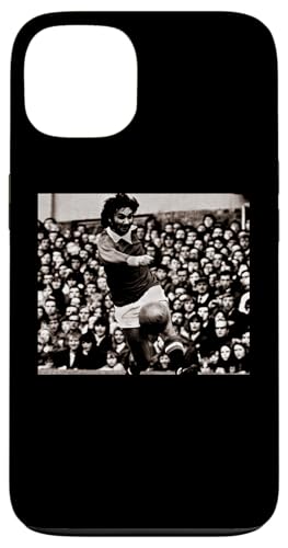 Man Utd George Best On The Ball 1971 �t�b�g�{�[�����[���h�J�b�v �X�}�z�P�[�X iPhone 13 �p