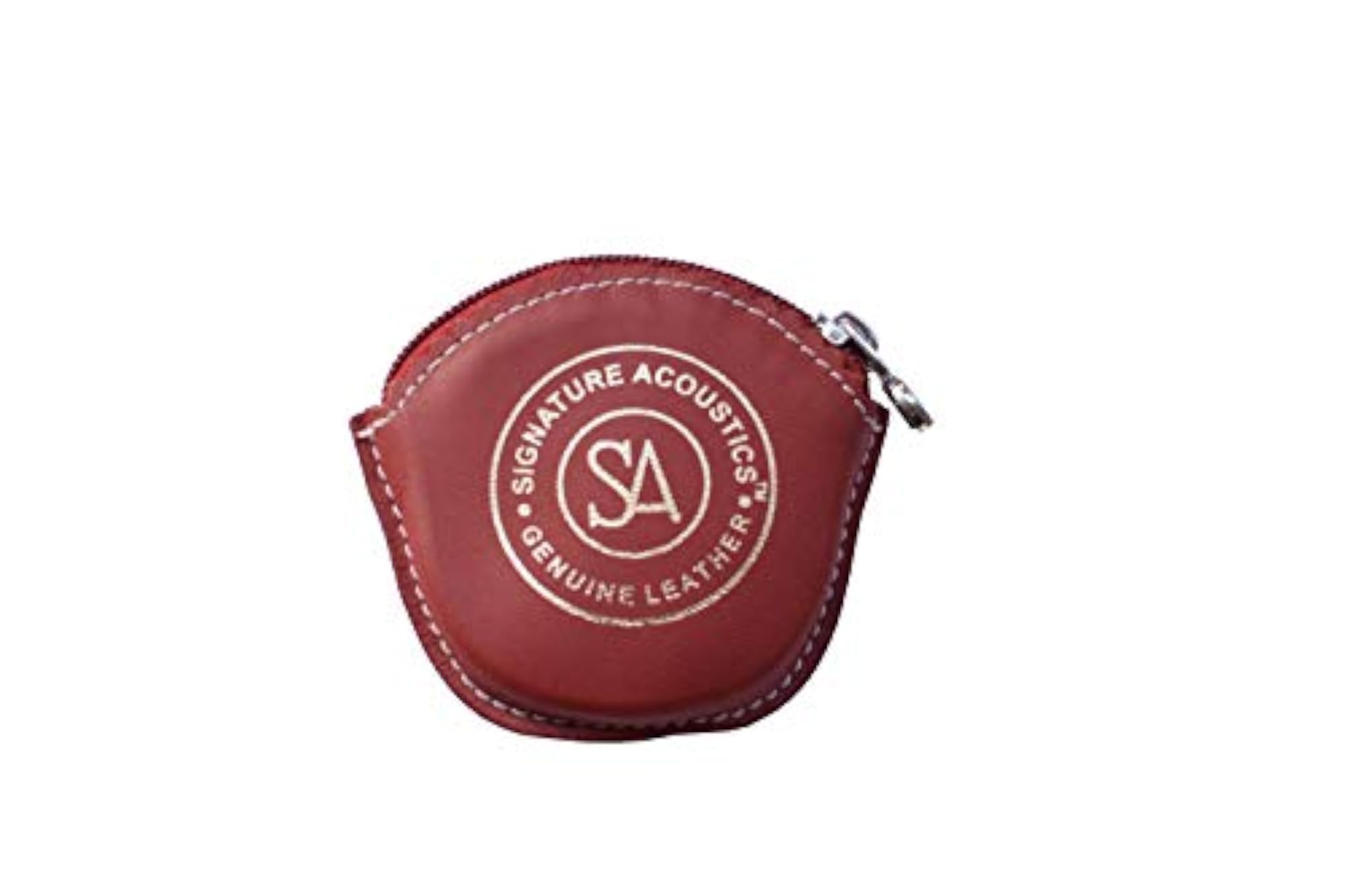 Genuine Leather Earphone Case with Zipper, Coin Purse