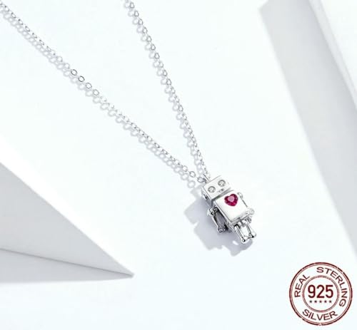 Collier couple Roblover pendentif cœur couronne bijoux Saint-Valentin - 3
