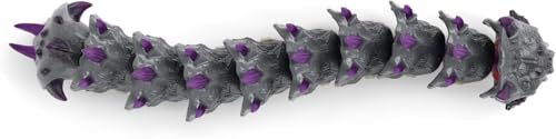 Image of schleich Eldrador Creatures - 10 inch Shadow Worm Action Figure with Movable Body - Spiked Bug Monster Toy for Battle Fun - Large Beast Figurine for Imaginative Play for Boys and Girls - Kids 7+ | 70830