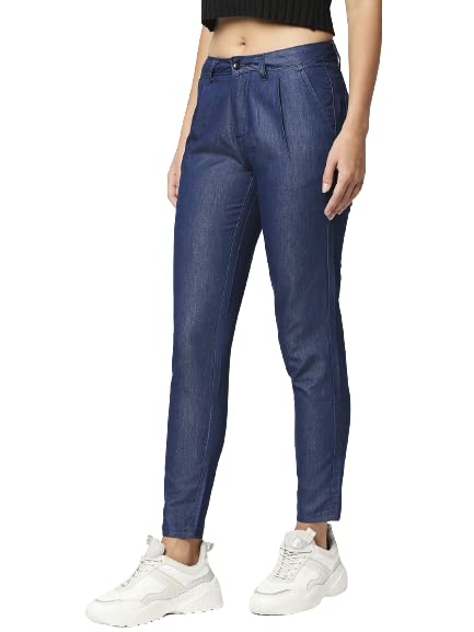 Image of HIGH STAR Women's Slim Jeans (WDATRS723 Blue 28)