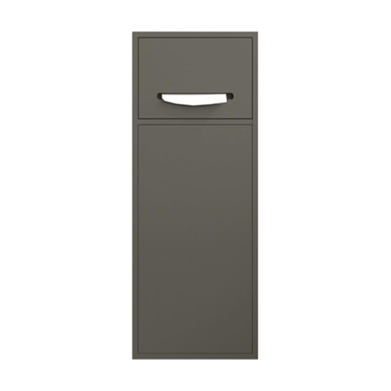 Duschnische, versenkbare, wasserdichte Badezimmerregale aus Edelstahl, an der Wand montiertes Organizer-Regal, Mülleimer-Aufbewahrung für Zuhause und Hotel, Keine Fliesen，Grey 60x28x13.5cm