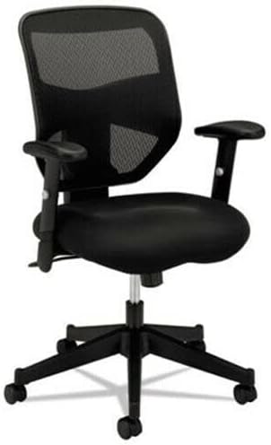 Office Chair Mesh High- Back Task Chair Adjustable Arms Black Desk Chair Gaming Chair